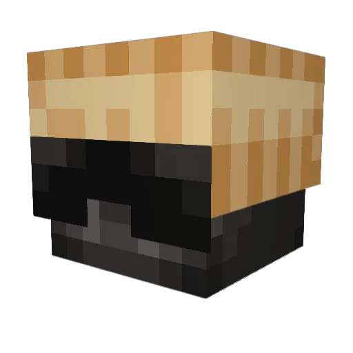 NyegaOmega Minecraft avatar head, 3D render