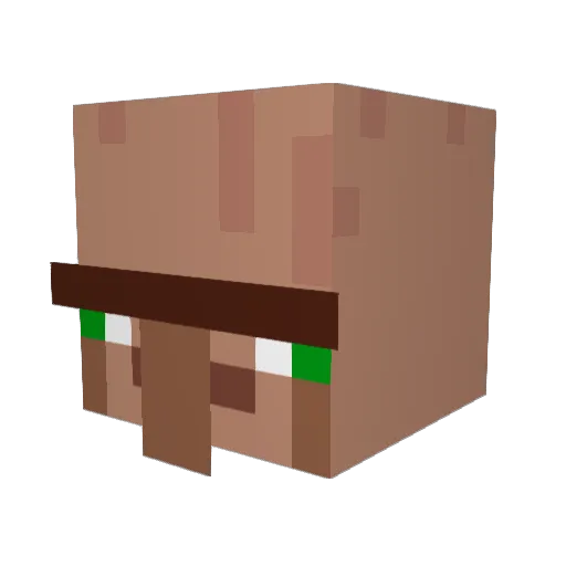 Nyguestyein Minecraft avatar head, 3D render