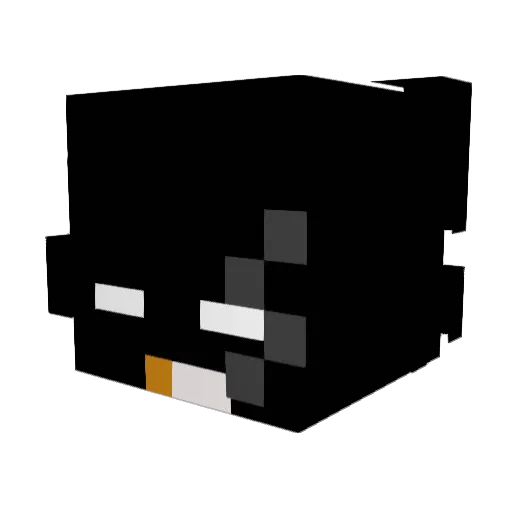 Nykx__ Minecraft avatar head, 3D render
