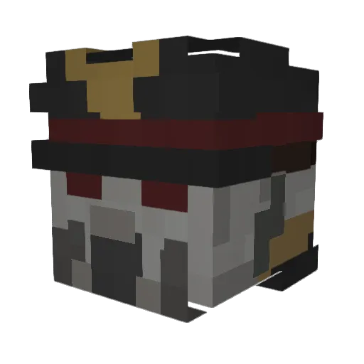 Nylahrius Minecraft avatar head, 3D render