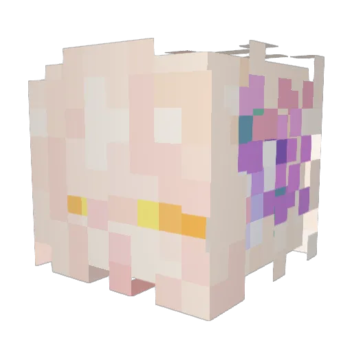 NyliRimesong Minecraft avatar head, 3D render