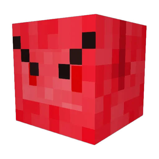 Nylm Minecraft avatar head, 3D render