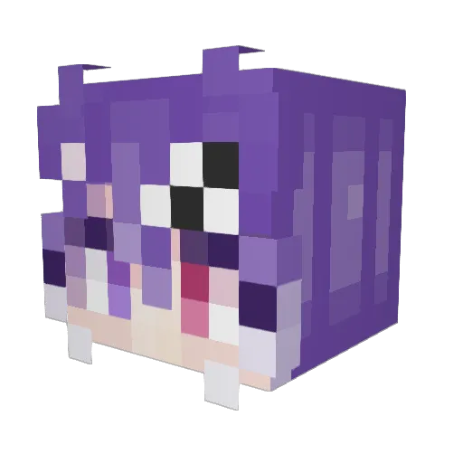 NylonInk Minecraft avatar head, 3D render
