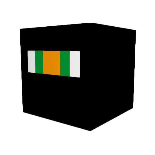 Nymi98 Minecraft avatar head, 3D render