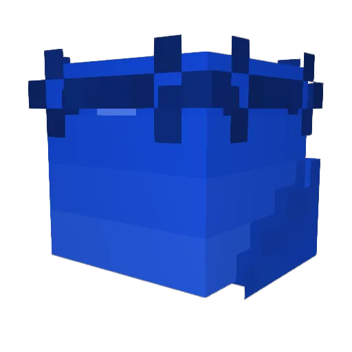 Nymmbu Minecraft avatar head, 3D render
