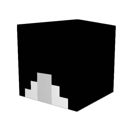 Nyosit Minecraft avatar head, 3D render