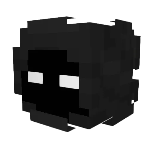 NyoxHz Minecraft avatar head, 3D render