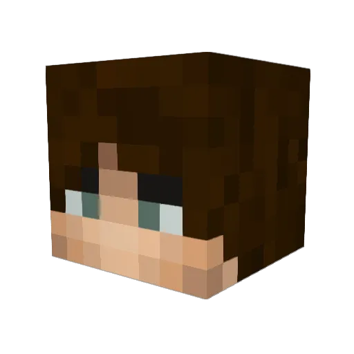 Nyper01 Minecraft avatar head, 3D render