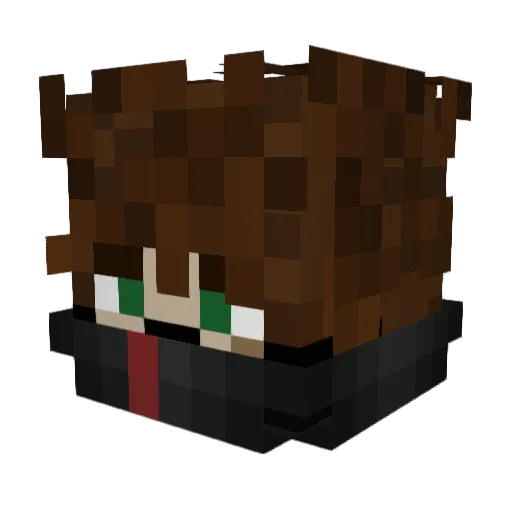 Nyphus96 Minecraft avatar head, 3D render