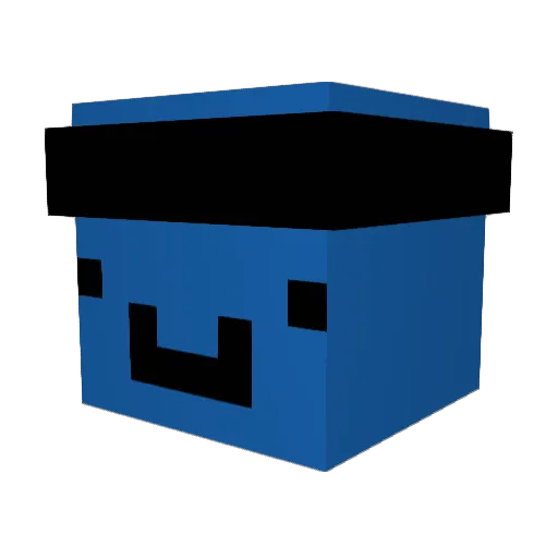 NyrQx57Vui Minecraft avatar head, 3D render