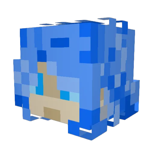 Nyra_Vi Minecraft avatar head, 3D render