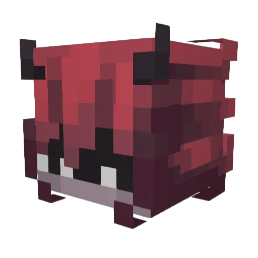 Nyrnm Minecraft avatar head, 3D render