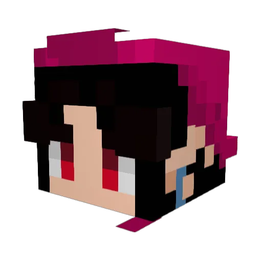 NysT4r Minecraft avatar head, 3D render