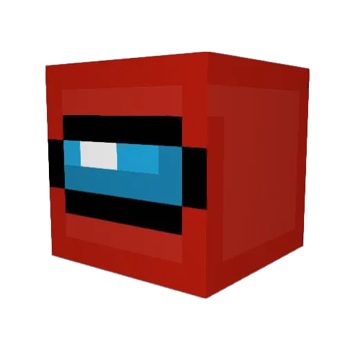 Nyuk000 Minecraft avatar head, 3D render
