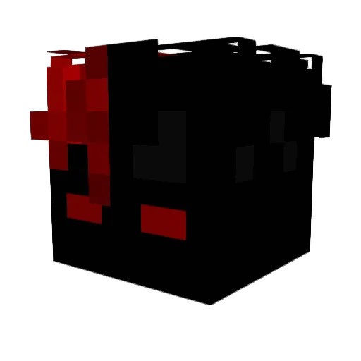 NyuuraS2 Minecraft avatar head, 3D render