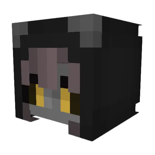 Nyva Minecraft avatar head, 3D render