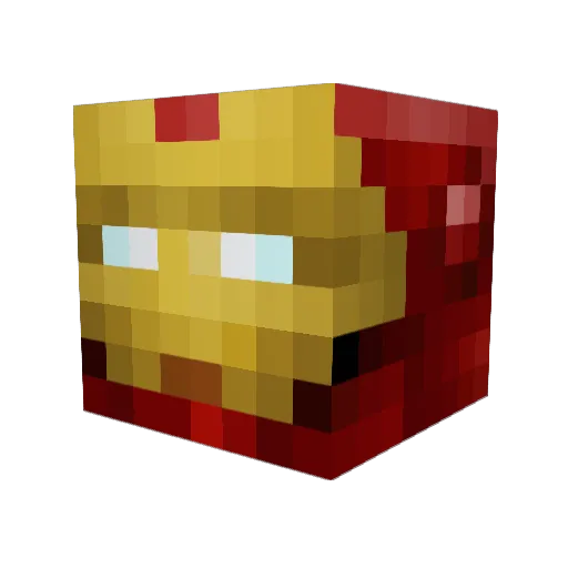 NyxAstraea Minecraft avatar head, 3D render