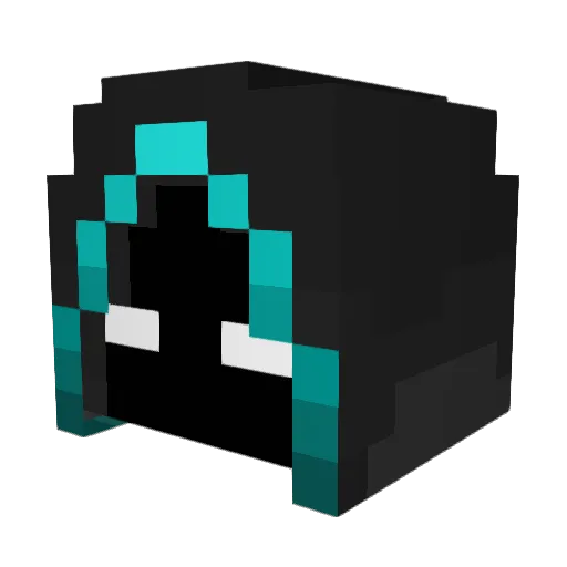 NyxBeastt Minecraft avatar head, 3D render