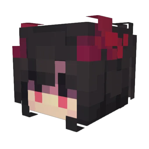 NyxFX07 Minecraft avatar head, 3D render