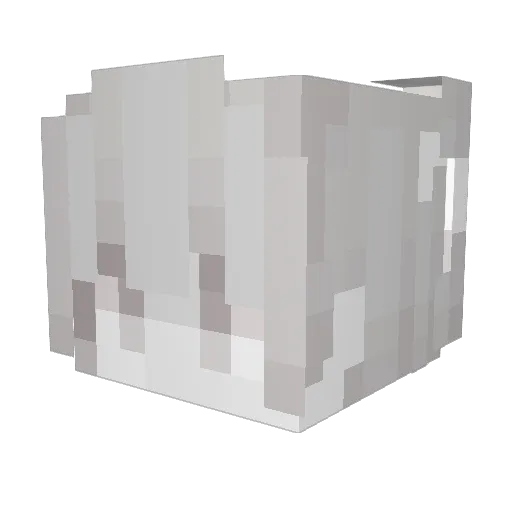 NyxL__ Minecraft avatar head, 3D render