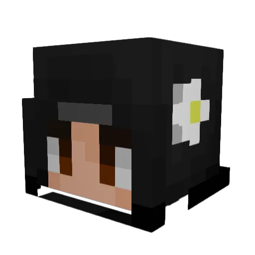Nyx_1234 Minecraft avatar head, 3D render