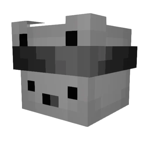 Nyx_Atheris Minecraft avatar head, 3D render
