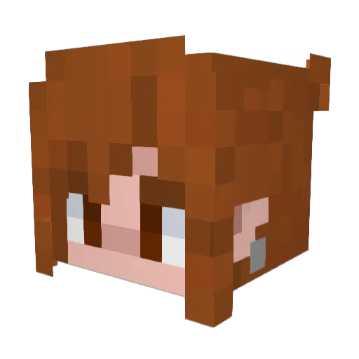 Nyx_Jupiter Minecraft avatar head, 3D render