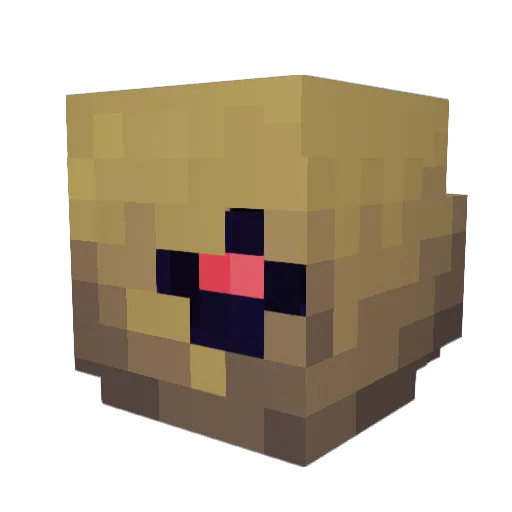 Nyx__of_Darkness Minecraft avatar head, 3D render