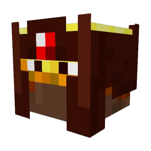 Nyxenon Minecraft avatar head, 3D render