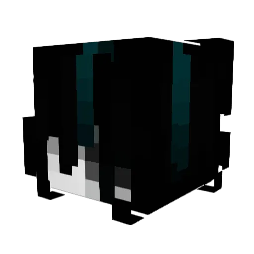 NyxieStazy Minecraft avatar head, 3D render