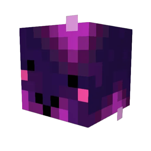 Nyxillia Minecraft avatar head, 3D render