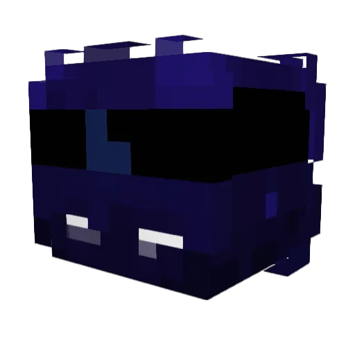Nyxion49 Minecraft avatar head, 3D render