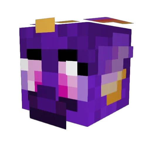 NyxovaAnimator Minecraft avatar head, 3D render