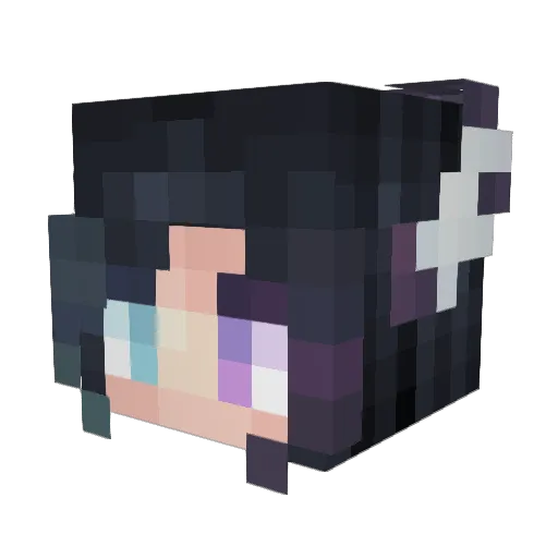 NyxsTwilight Minecraft avatar head, 3D render