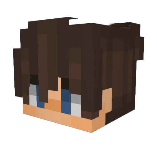 Nyxthor Minecraft avatar head, 3D render
