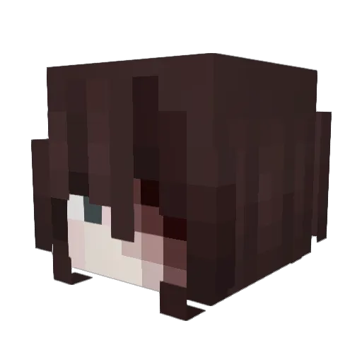 NyyX6 Minecraft avatar head, 3D render