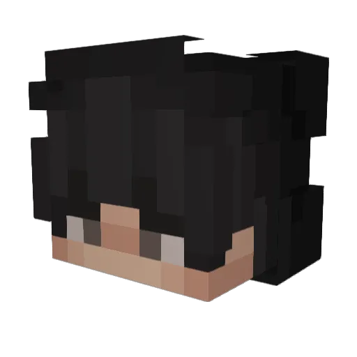 Nyzols Minecraft avatar head, 3D render