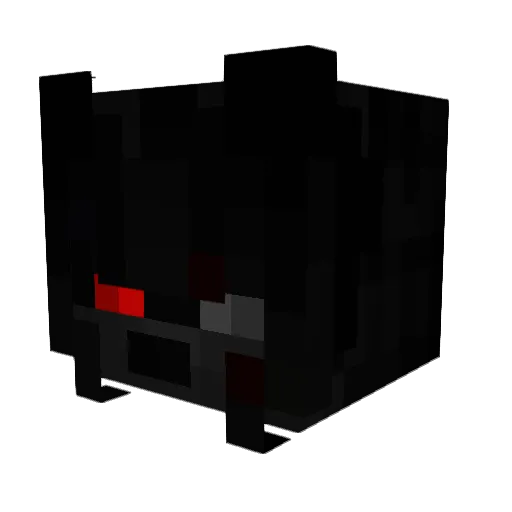 Nz_Wolf Minecraft avatar head, 3D render