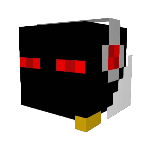 Nzking21 Minecraft avatar head, 3D render