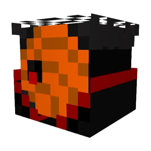 NzoFR_ Minecraft avatar head, 3D render