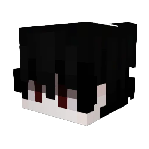 O0O0OOO0O0O Minecraft avatar head, 3D render