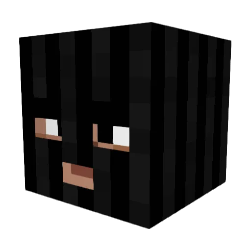 O0Op Minecraft avatar head, 3D render