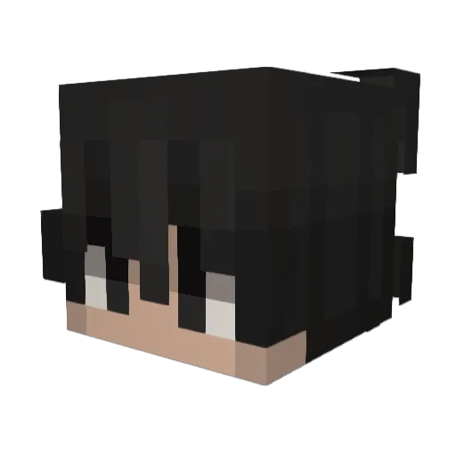 O1n4d3g Minecraft avatar head, 3D render