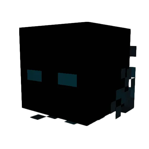 O2O1 Minecraft avatar head, 3D render