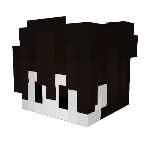 O2sv_RG Minecraft avatar head, 3D render
