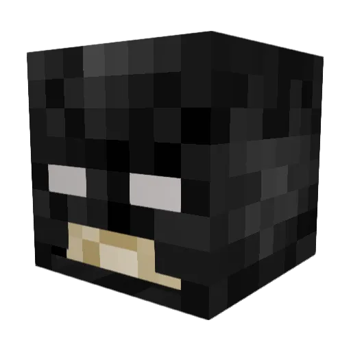 O3AN Minecraft avatar head, 3D render