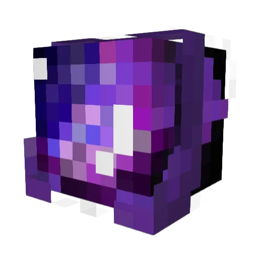 O4bit Minecraft avatar head, 3D render