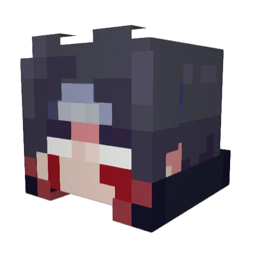 OAKBTW Minecraft avatar head, 3D render