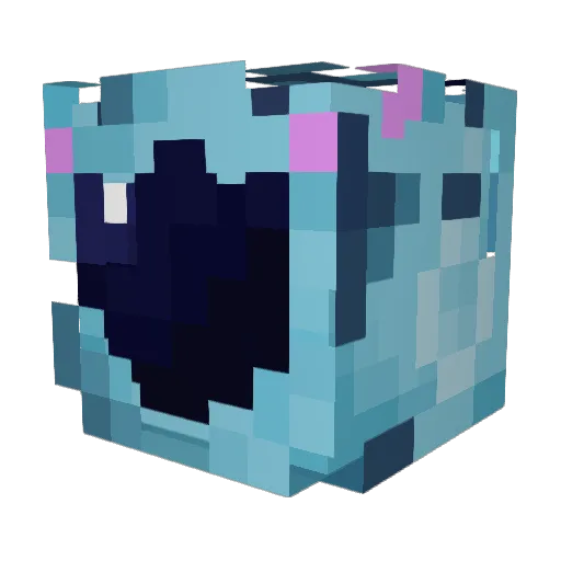 OB3AR Minecraft avatar head, 3D render