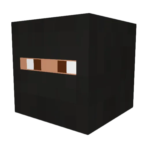OBAMAVID_19 Minecraft avatar head, 3D render